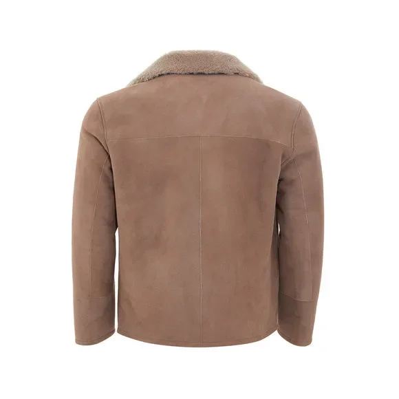 Herno Brown Sheepskin Jacket - Picture 2 of 6